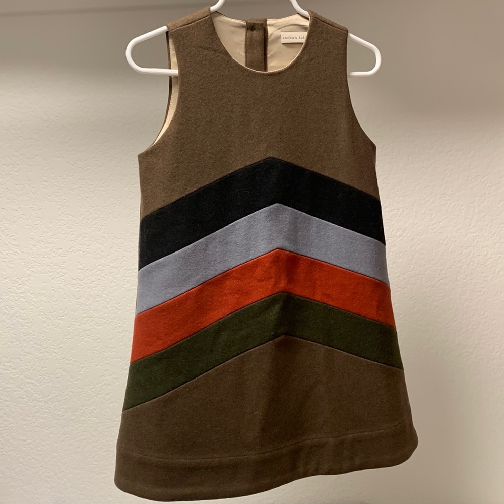 Carbon Soldier girls dress size 4, new never worn